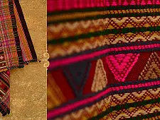 Dhabro ~ Full Bharat Shawl { woolen } - Maroon